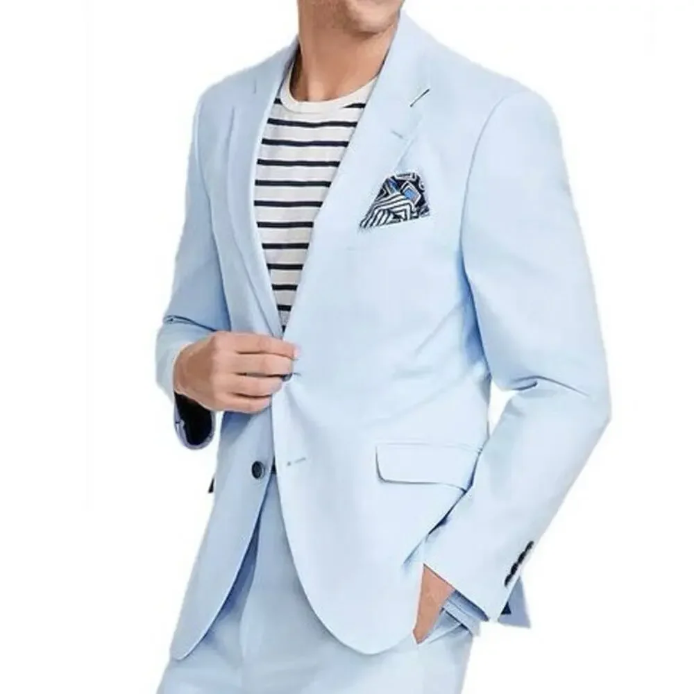 NAUTICA Modern-Fit Stretch Cotton Suit 38S Jacket / 32 Pants NAS4513 NEW $395